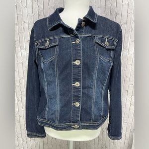 Baccini Denim Jacket. Sz Medium